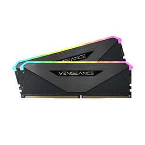 Corsair Vengeance RGB RT 16GB (2 X 8GB) 3600MHz C18 DDR4 Memory Kit - Black CMN16GX4M2Z3600C18