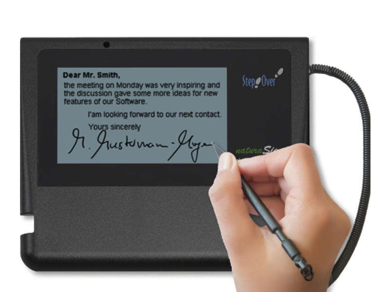 Stepover signature pads